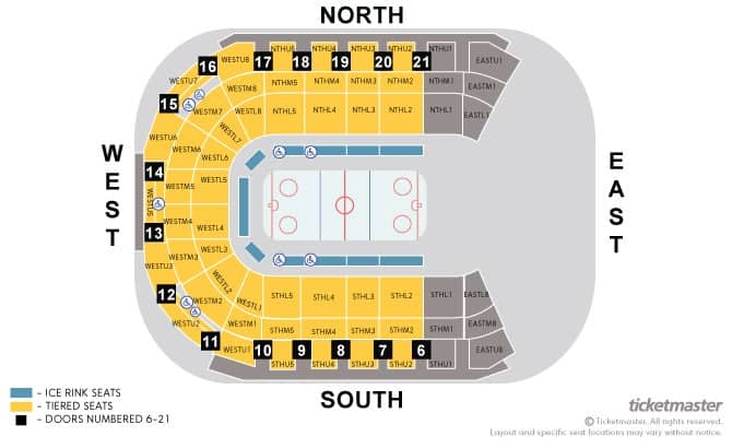 Seating chart – The O2 Belfast