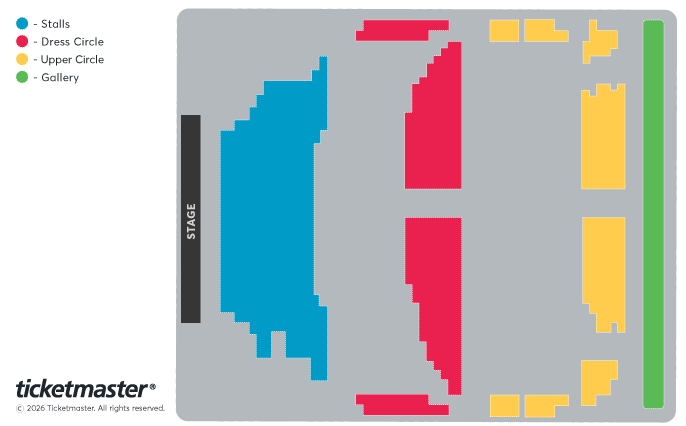 Seating chart – O2 Shepherds Bush Empire