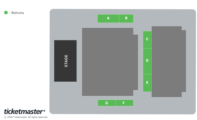 Seating chart – Vaillant Live, Derby
