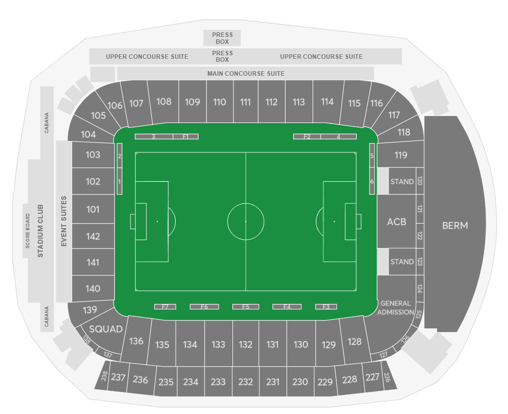 Dignity Health Sports Park seating plan