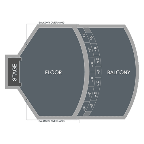 Plano de asientos de Warfield