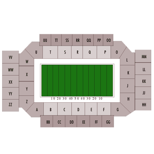Alumni Stadium seating plan