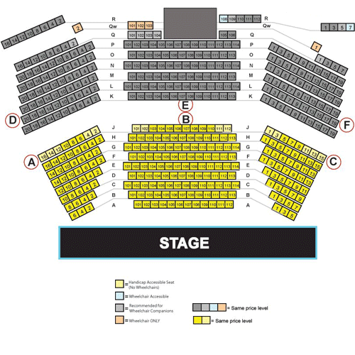 Sycuan Casino seating plan
