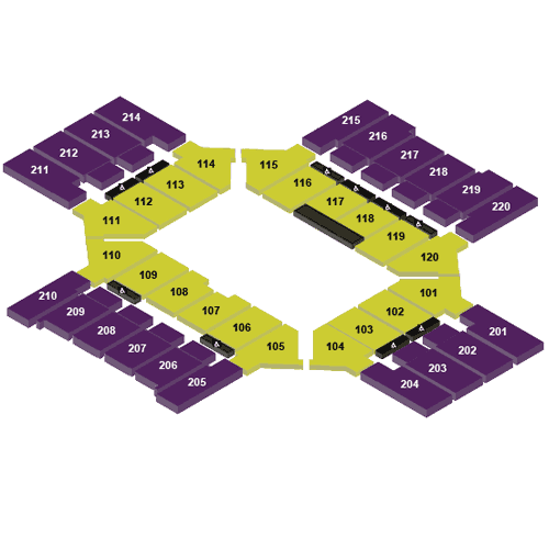 Broadmoor World Arena seating plan