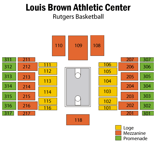 Jersey Mike's Arena seating plan