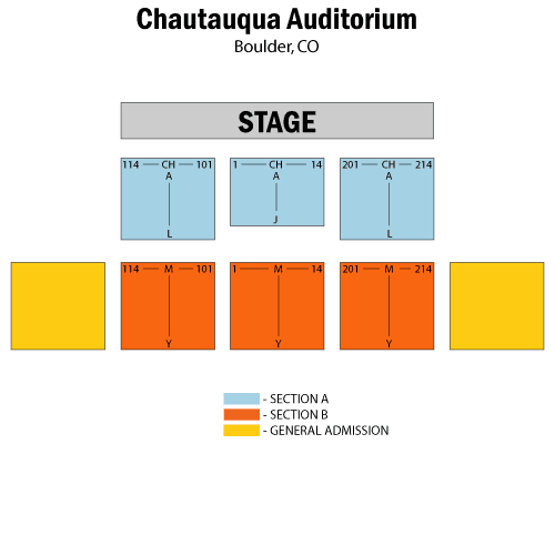 Chautauqua Auditorium seating plan