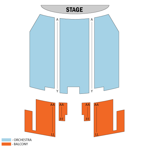 Queen Elizabeth Theatre - Toronto seating plan