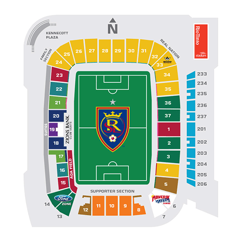 America First Field seating plan