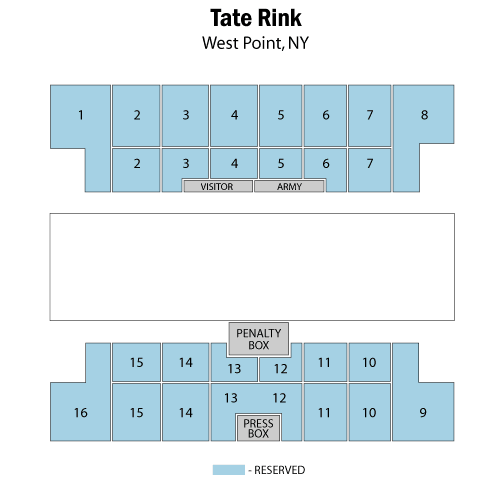 Tate Rink seating plan