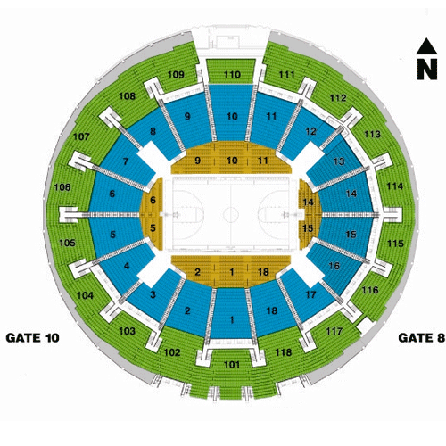 Purcell Pavilion seating plan