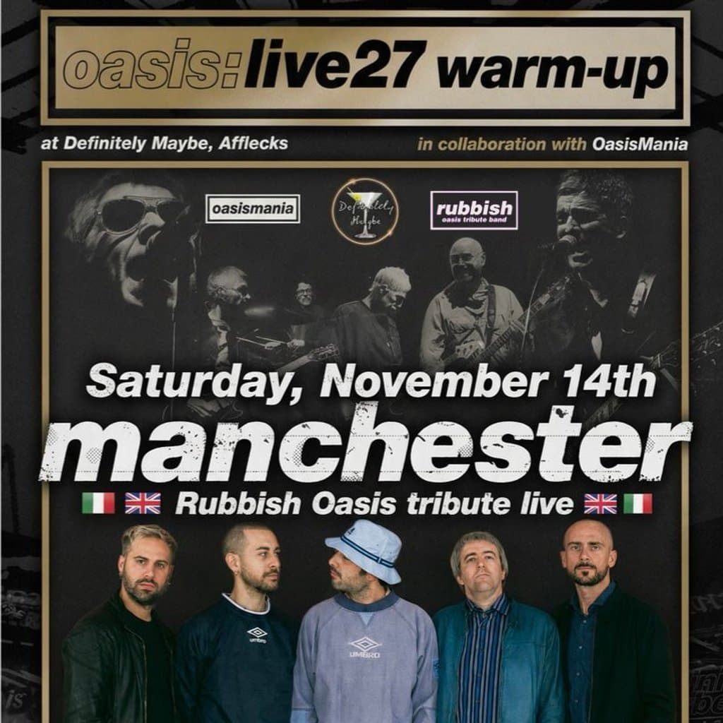 Rubbish Oasis Tribute Band - Oasis Live '27 Warm Up Show!