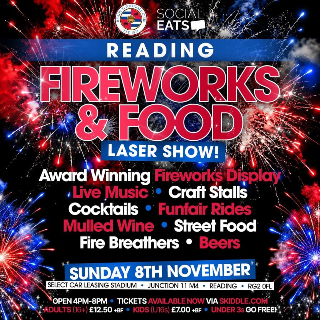 Reading Football Club Fireworks & Food 2026