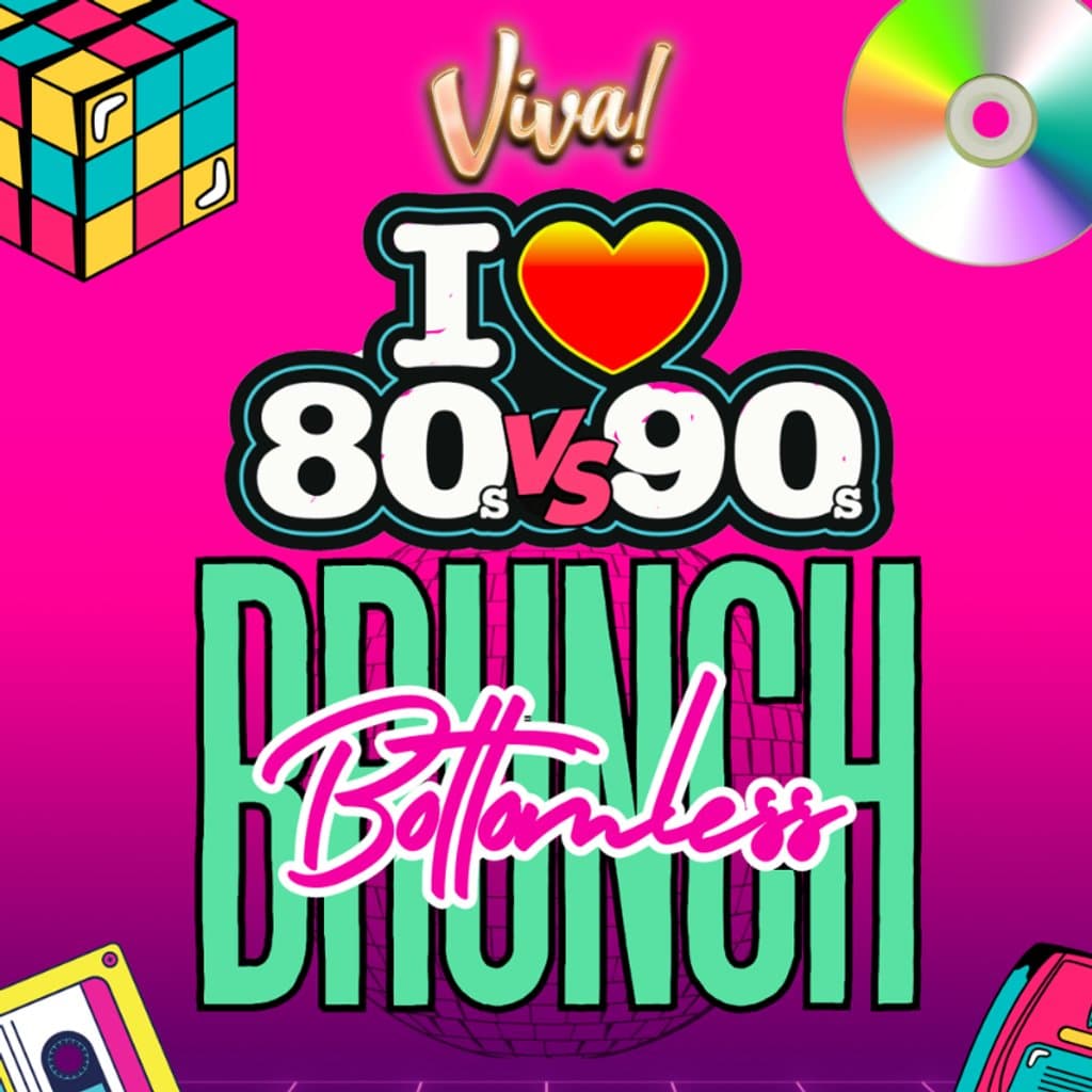 80s vs 90s Bottomless Brunch