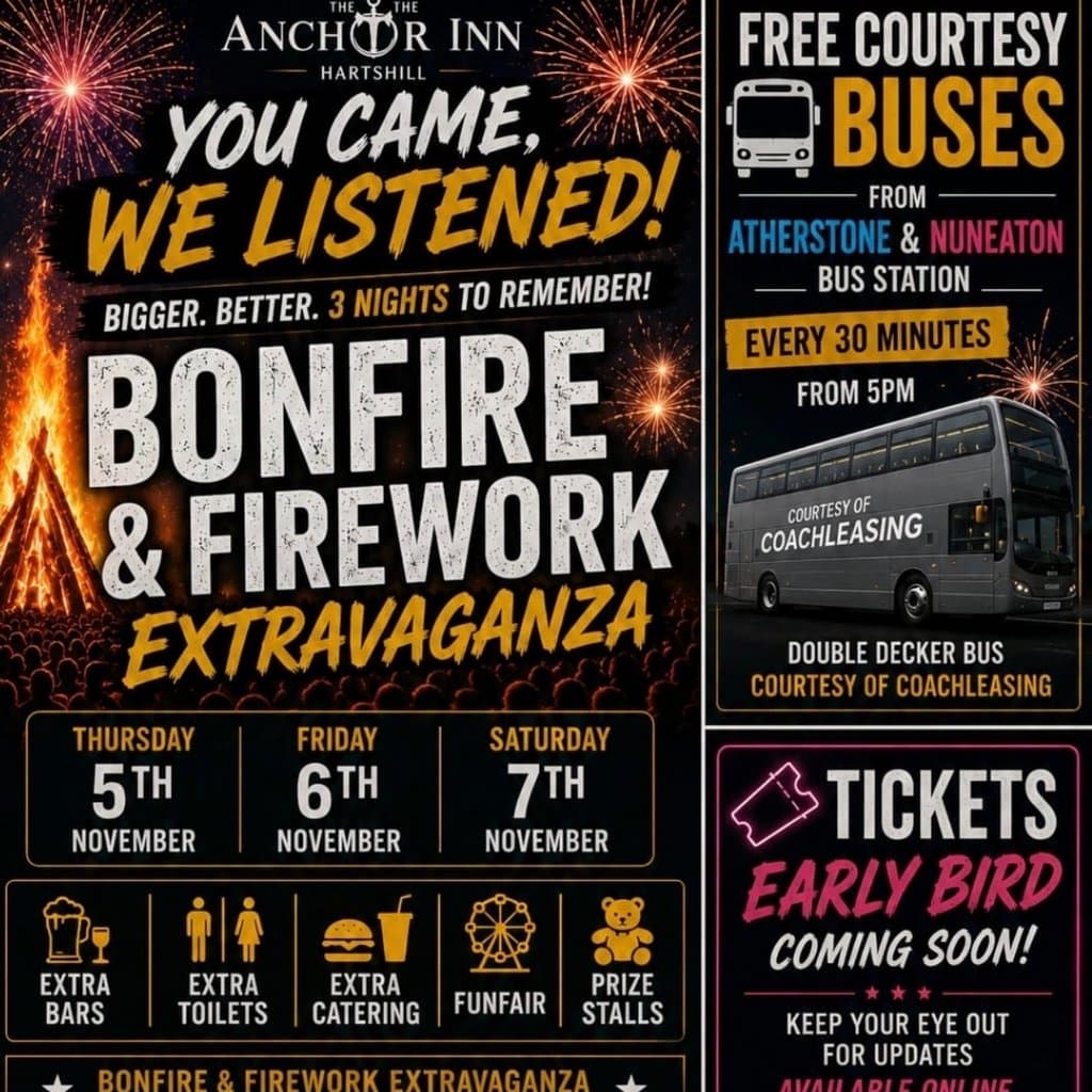 Bonfire Night Extravaganza 05/11/26