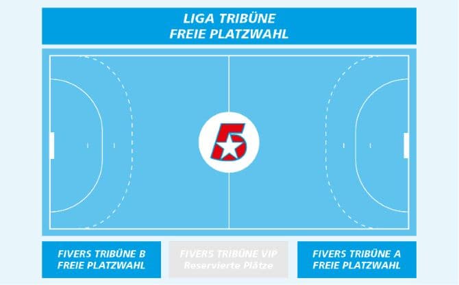 Sporthalle Margareten seating plan