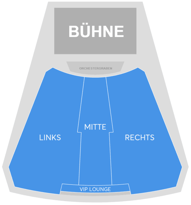 Wiener Stadthalle - Halle F seating plan