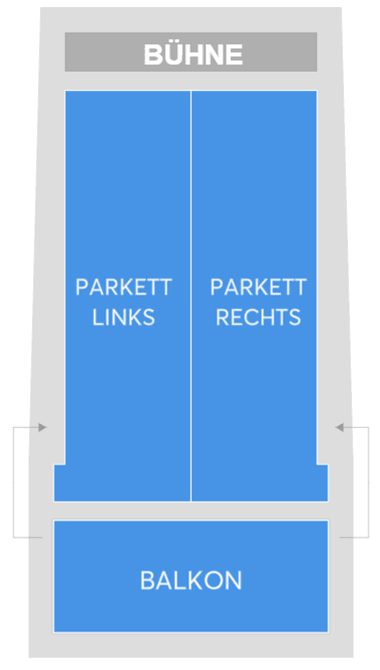 Theater Akzent: Saalplan