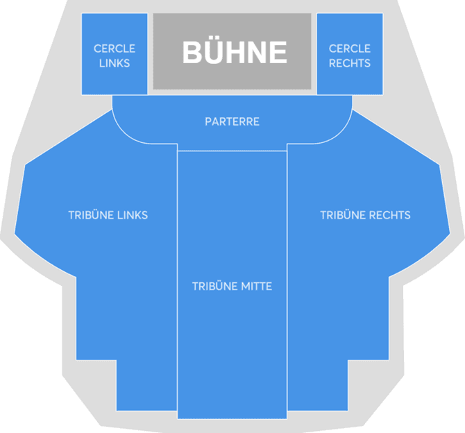 Globe Wien: Saalplan