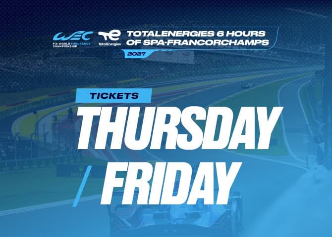 Circuit de Spa-Francorchamps seating plan