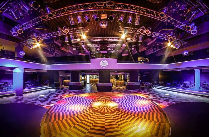 Lucerna Music Bar seating plan