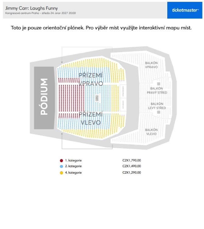 Kongresové centrum Praha seating plan