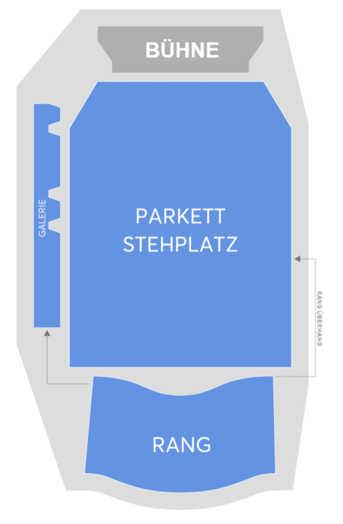 Haus Auensee: Saalplan