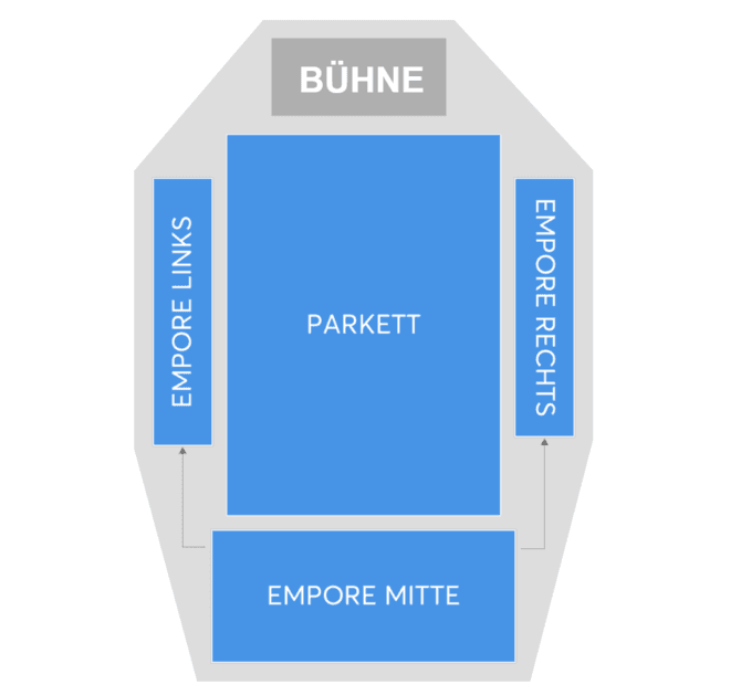 Paulussaal seating plan