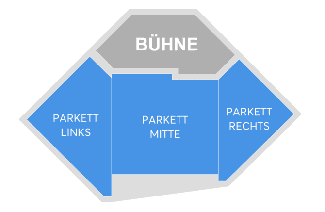 Stadthalle Baunatal: Saalplan