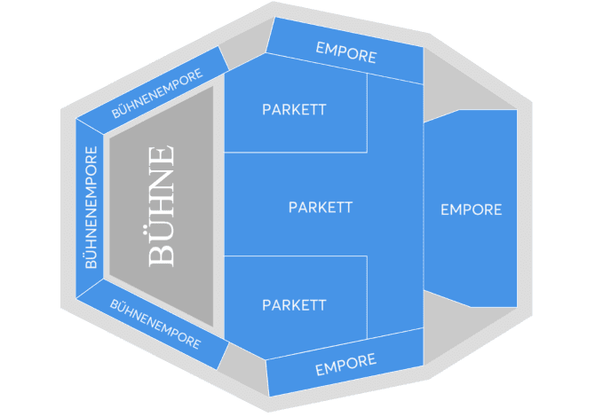 Congresshalle seating plan