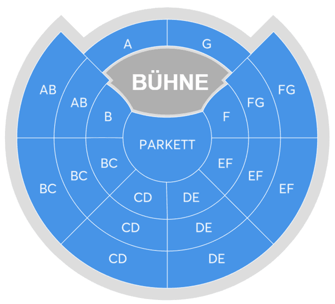Tonhalle seating plan