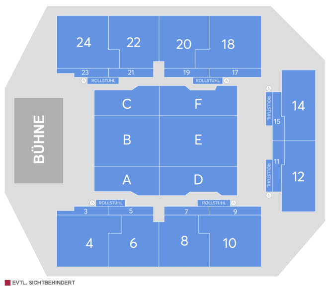 Kia Metropol Arena seating plan