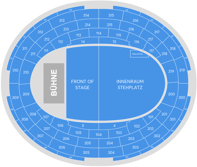Westfalenhalle seating plan