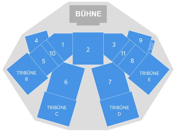 Festwiese Leipzig seating plan