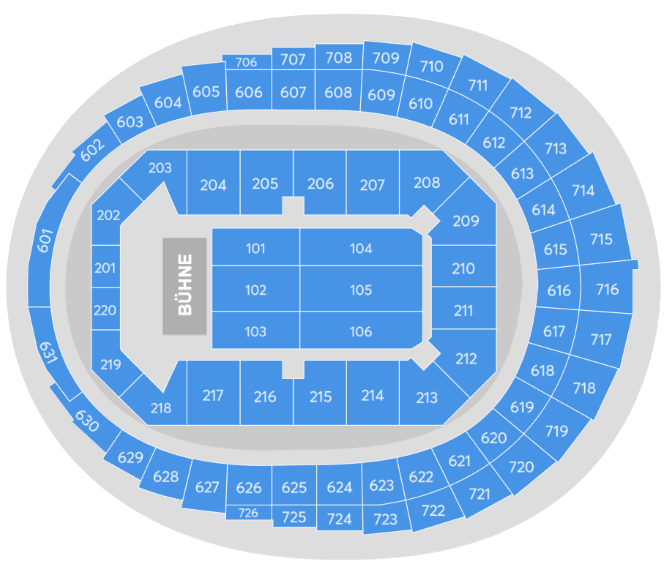 LANXESS arena seating plan