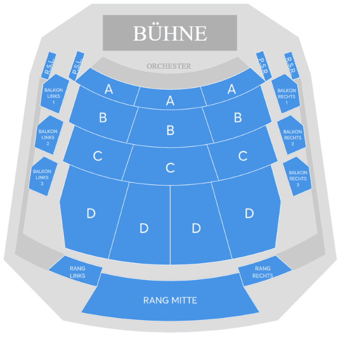 Meistersingerhalle: Saalplan