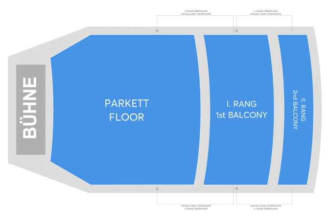 Theater am Potsdamer Platz seating plan