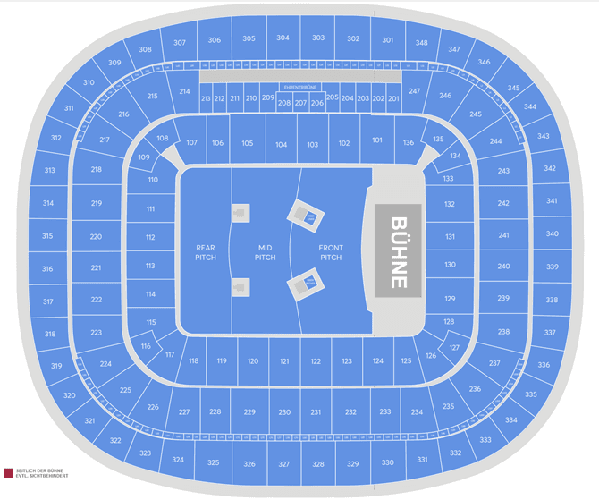 Allianz Arena: Saalplan