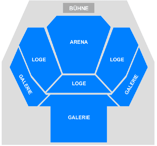 Capitol Theater: Saalplan