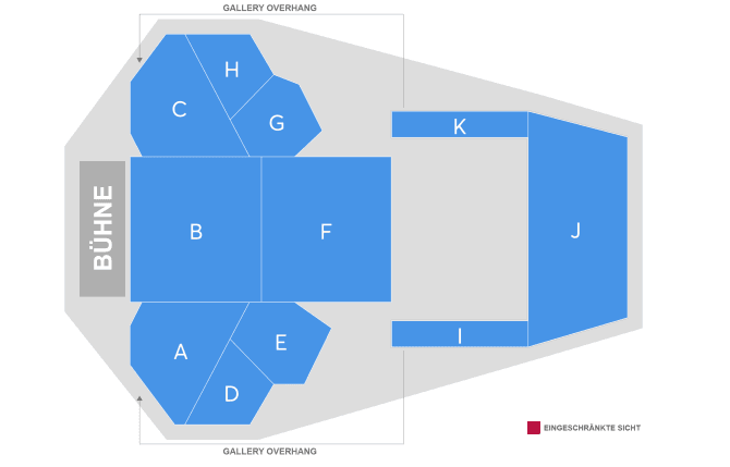 Haus Leipzig: Saalplan