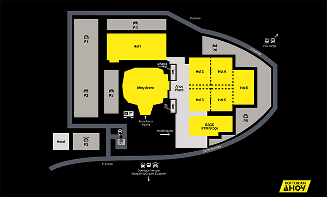 Ahoy Parking seating plan