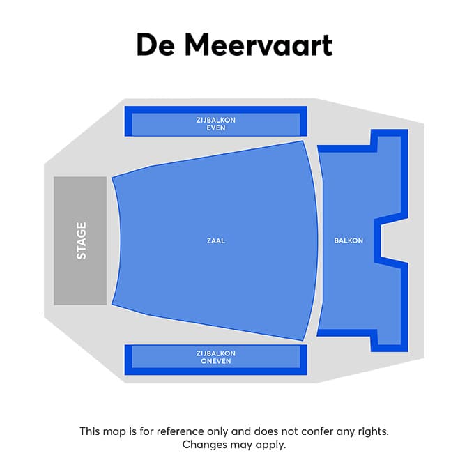 De Meervaart seating plan