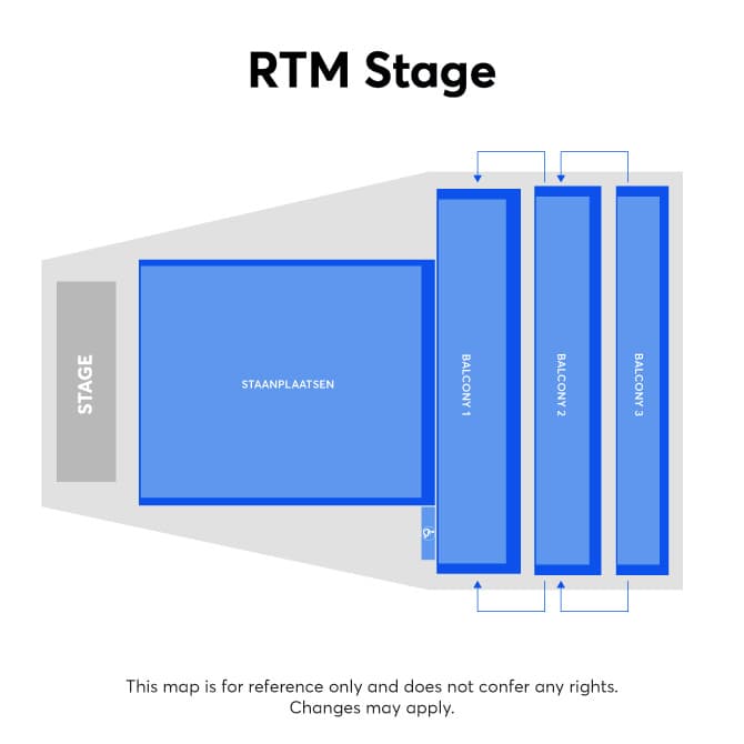 RTM Stage - Rotterdam Ahoy seating plan