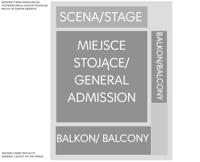Klub Stodoła: plan sali
