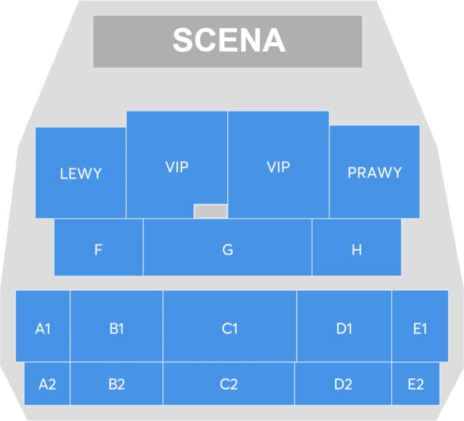 Arena Ursynów: plan sali