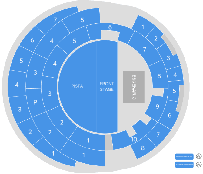 Coliseum seating plan