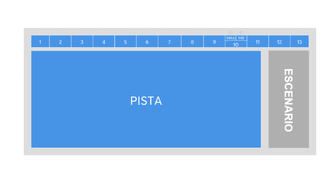 Sant Jordi Club seating plan