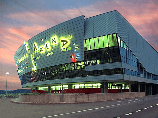 Plan de salle Arena Genève