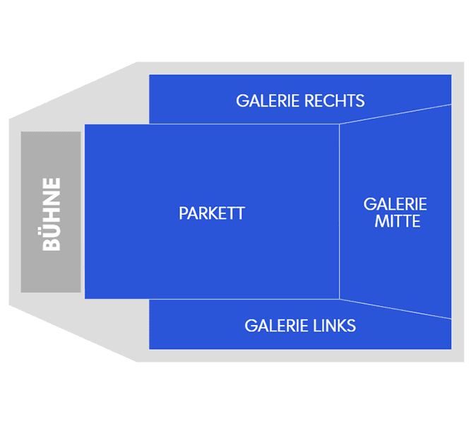 Volkshaus Zürich: Saalplan