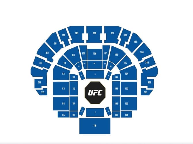 Etihad Arena, Yas Island seating plan