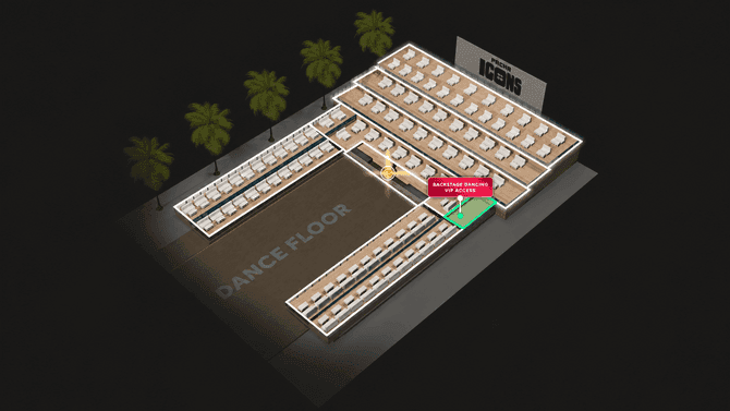 FIVE Luxe JBR seating plan